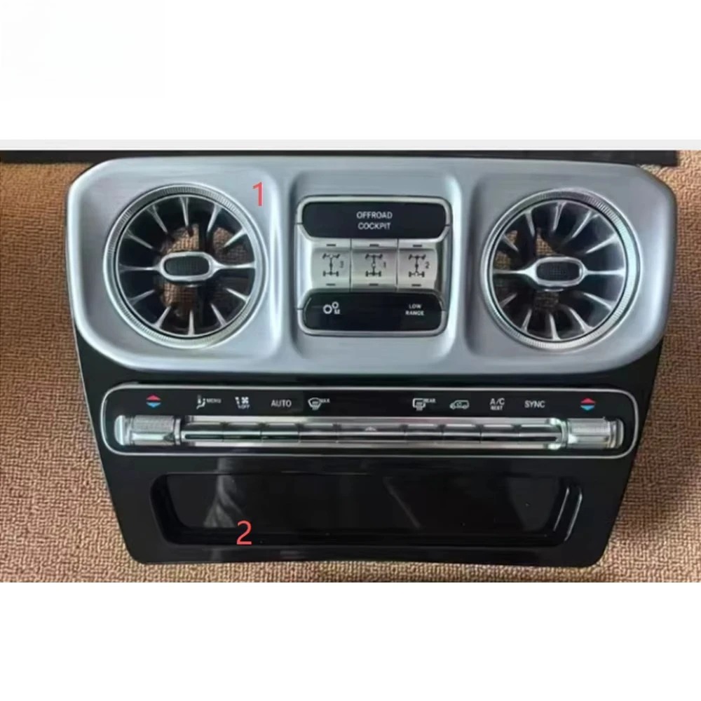 W464 to W465 Center Control Interior Central Control Frame Panel Trim G500 G63 G450D Interior Car Center Console System Parts